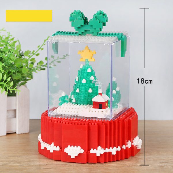 Christmas Mini Building Blocks β Santa & Reindeer Micro Puzzle