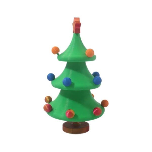 3D Printed Dancing Christmas Tree Fidget Toy