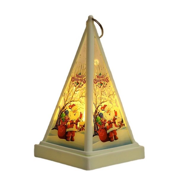Christmas Night Light – Snowman, Santa & Tree Lantern