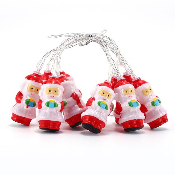 Christmas LED Fairy Lights – Santa & Snowman String Lights