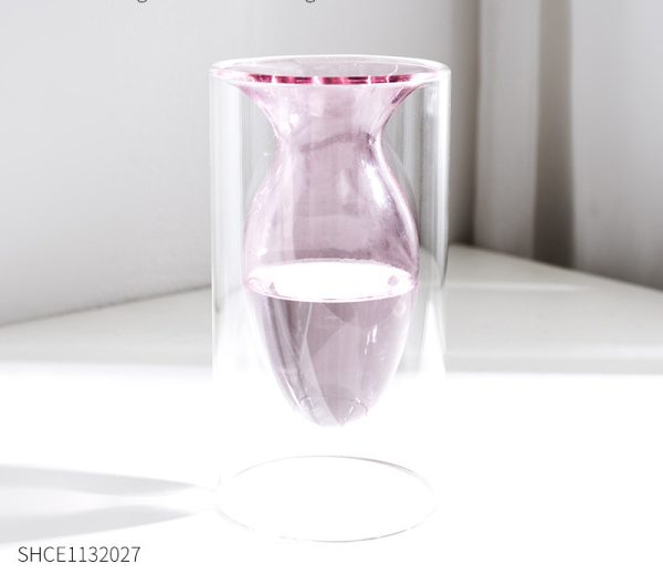 Coloured Glass Vase – European Style