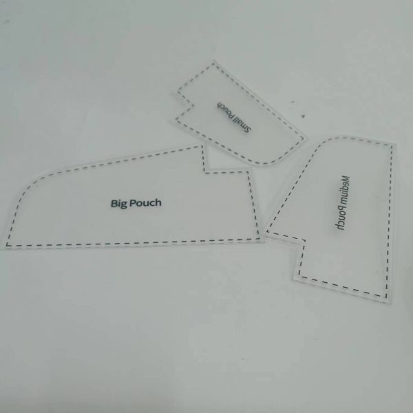 Acrylic Bag Pattern Templates – Set of 3 Sewing Rulers
