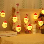 Christmas LED Fairy Lights – Santa & Snowman String Lights
