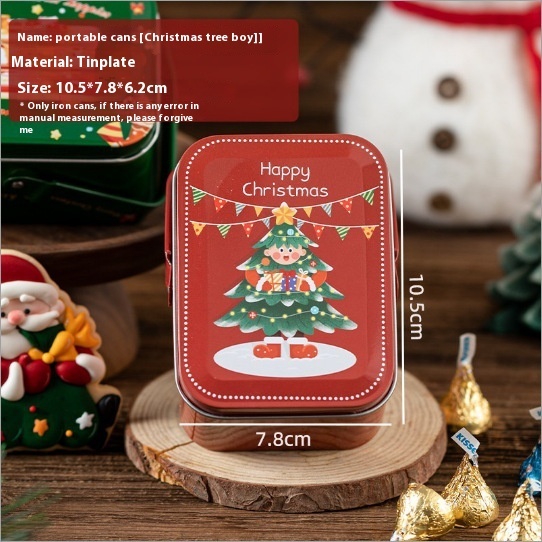 Christmas Tin Box β Cute Printed Sweet & Cookie Tin