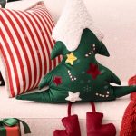 Christmas Tree Cushion – Shaped Plush Pillow