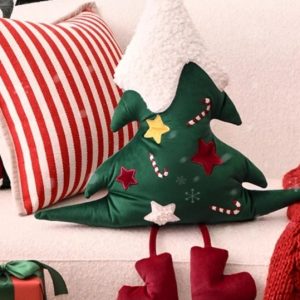 Christmas Tree Cushion – Shaped Plush Pillow