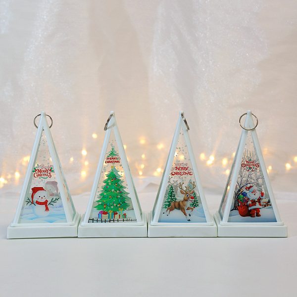 Christmas Night Light – Snowman, Santa & Tree Lantern