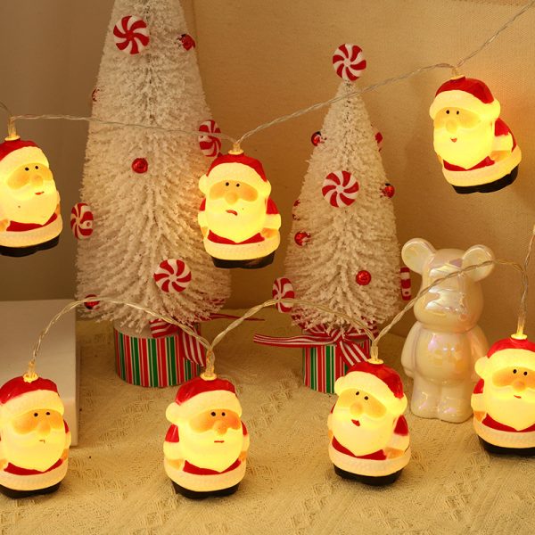 Christmas LED Fairy Lights – Santa & Snowman String Lights
