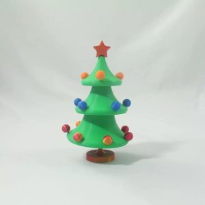 3D Printed Dancing Christmas Tree Fidget Toy