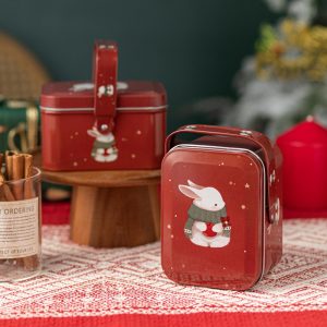 Christmas Tin Box – Cute Printed Sweet & Cookie Tin