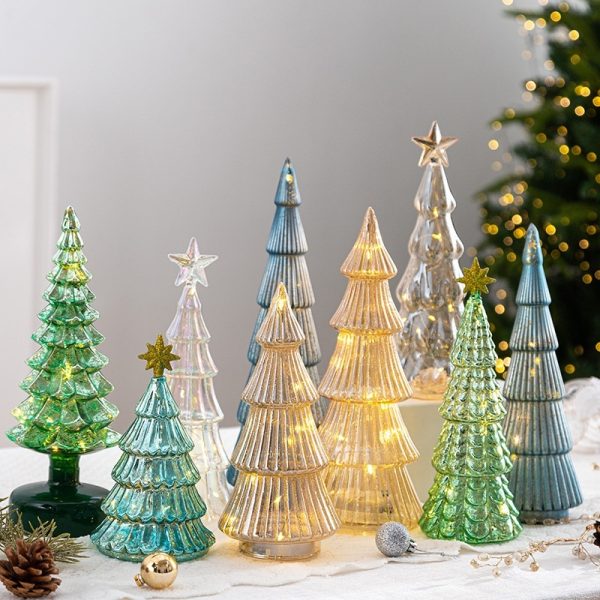 Crystal Glass Christmas Tree Ornament