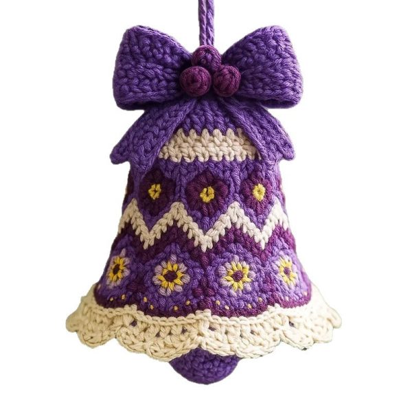 Acrylic Christmas Bell Ornament – 8 cm