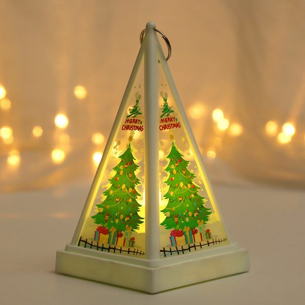 Christmas Night Light – Snowman, Santa & Tree Lantern