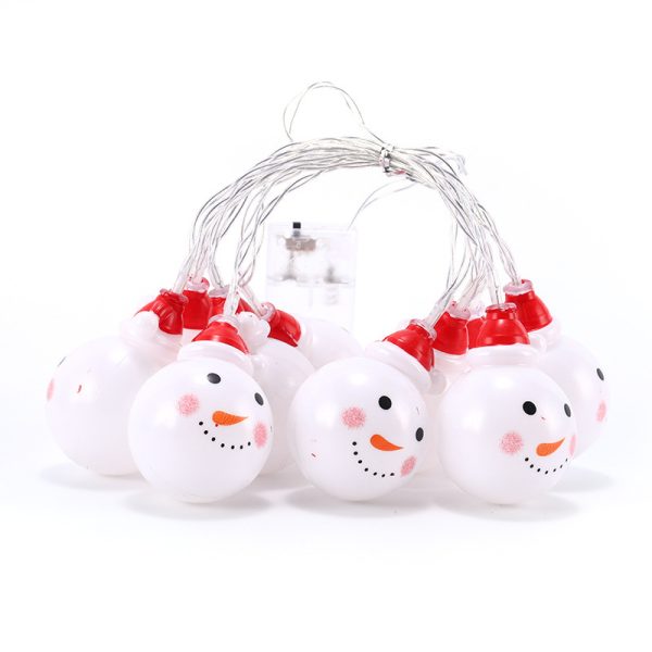 Christmas LED Fairy Lights – Santa & Snowman String Lights