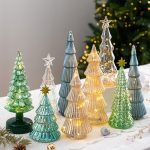 Crystal Glass Christmas Tree Ornament