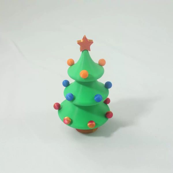 3D Printed Dancing Christmas Tree Fidget Toy