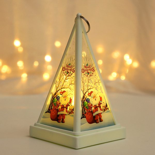 Christmas Night Light – Snowman, Santa & Tree Lantern