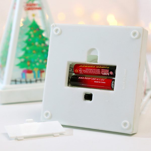 Christmas Night Light – Snowman, Santa & Tree Lantern