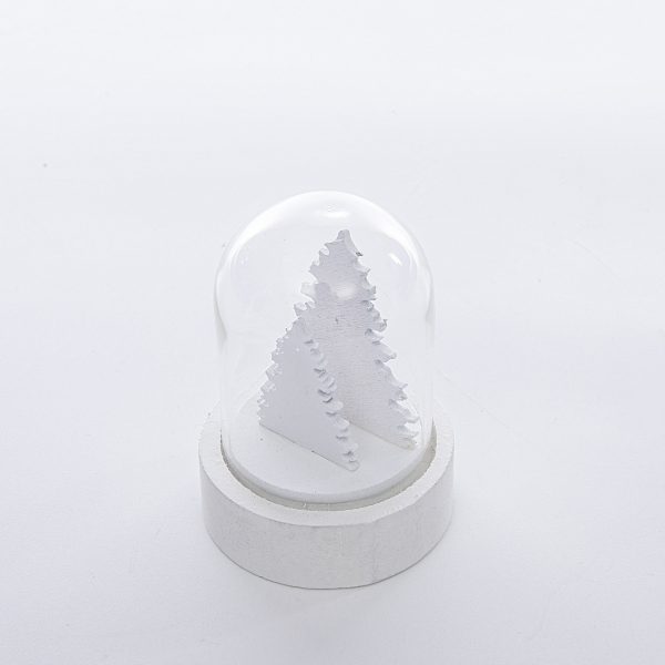 Light-Up Wooden Christmas House Ornament